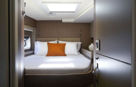 Bali 46 features 4 doble cabins