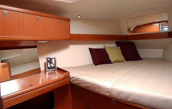 Combortable cabin of the Beneteau 38.1