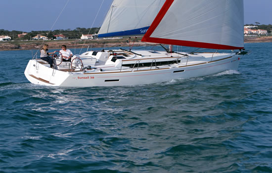 The Jeanneau 33 at sea