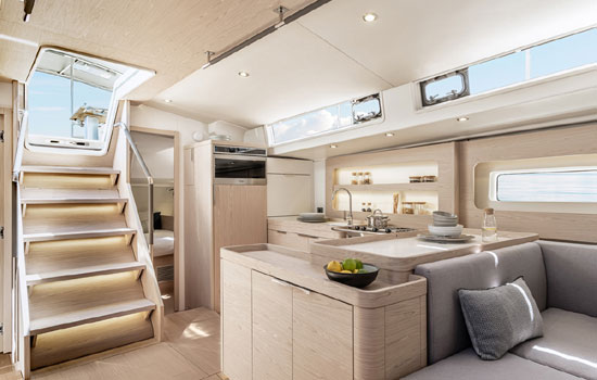 Galley of the Oceanis 54