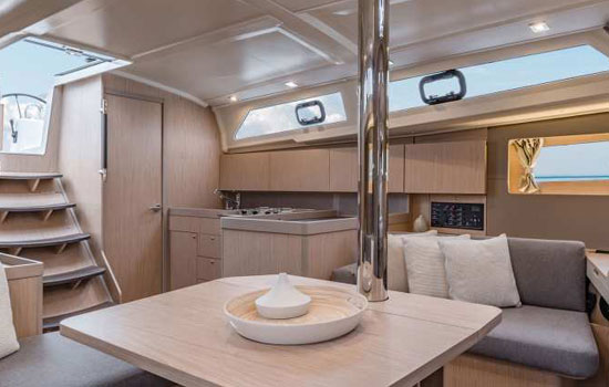 Interior of the Beneteau 41.1