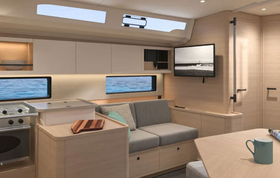 Well appointed interior Dufour 44.3