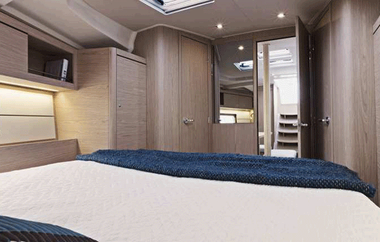 The Beneteau Oceanis 46.1 features 5 double cabins