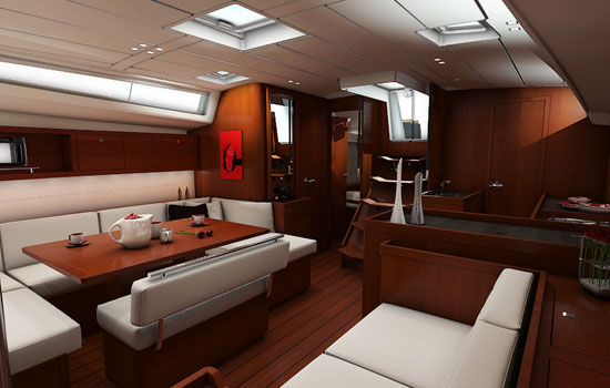 Spacious and comfortable interior